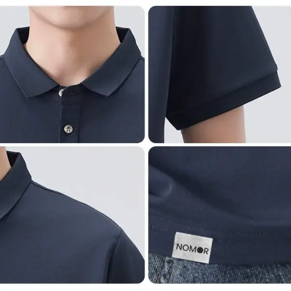 Áo polo nam lụa băng mỏng tay ngắn NOMAPOLB001